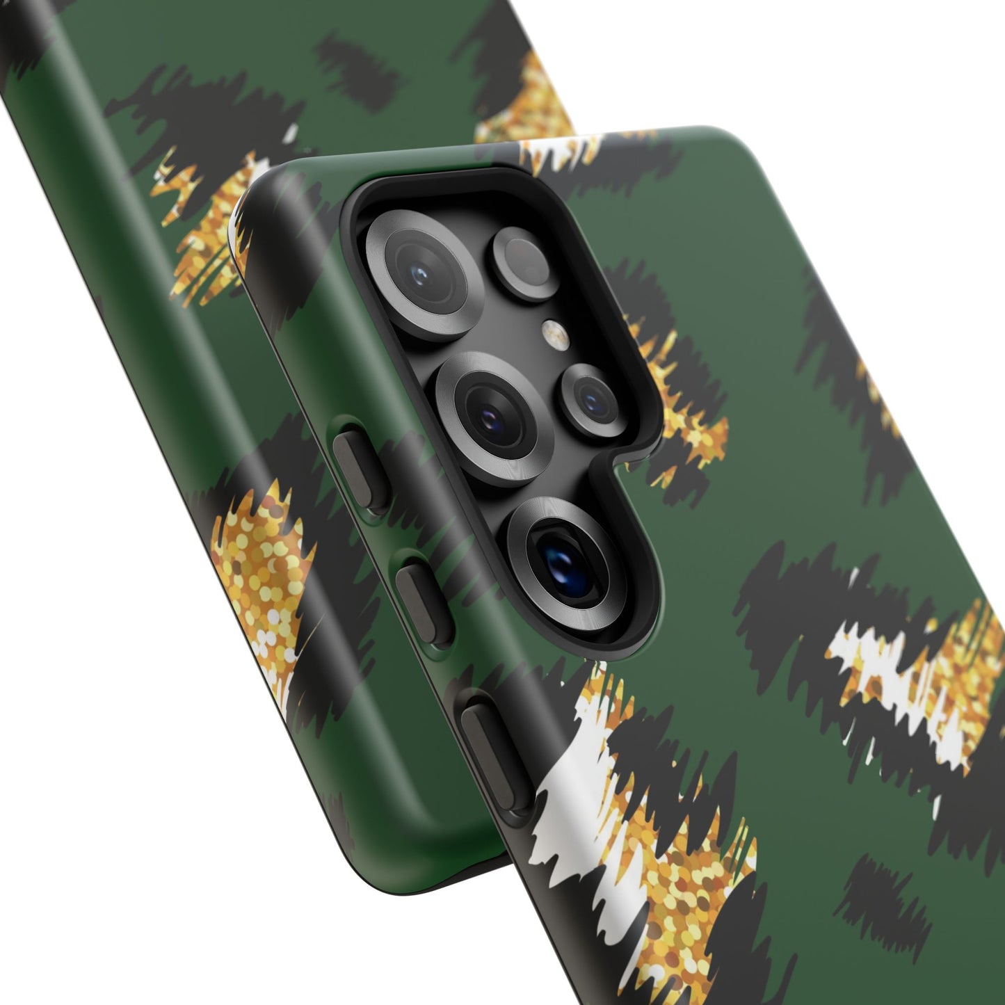 Green Leopard Print Phone Case – Tough Protective iPhone Cover