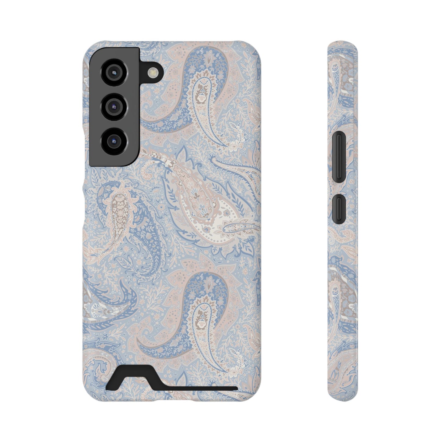 Premium Paisley MagSafe Cardholder Case — Slim Protective Wallet Cover