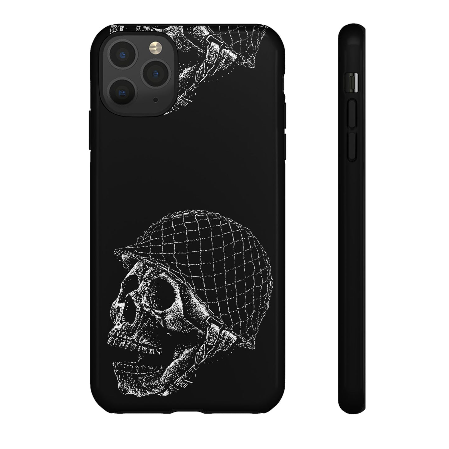 Skull Soldier Phone Case — Military Helmet Skull Tough Case