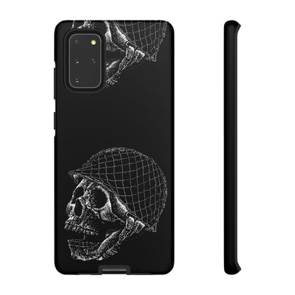 Skull Soldier Phone Case — Military Helmet Skull Tough Case
