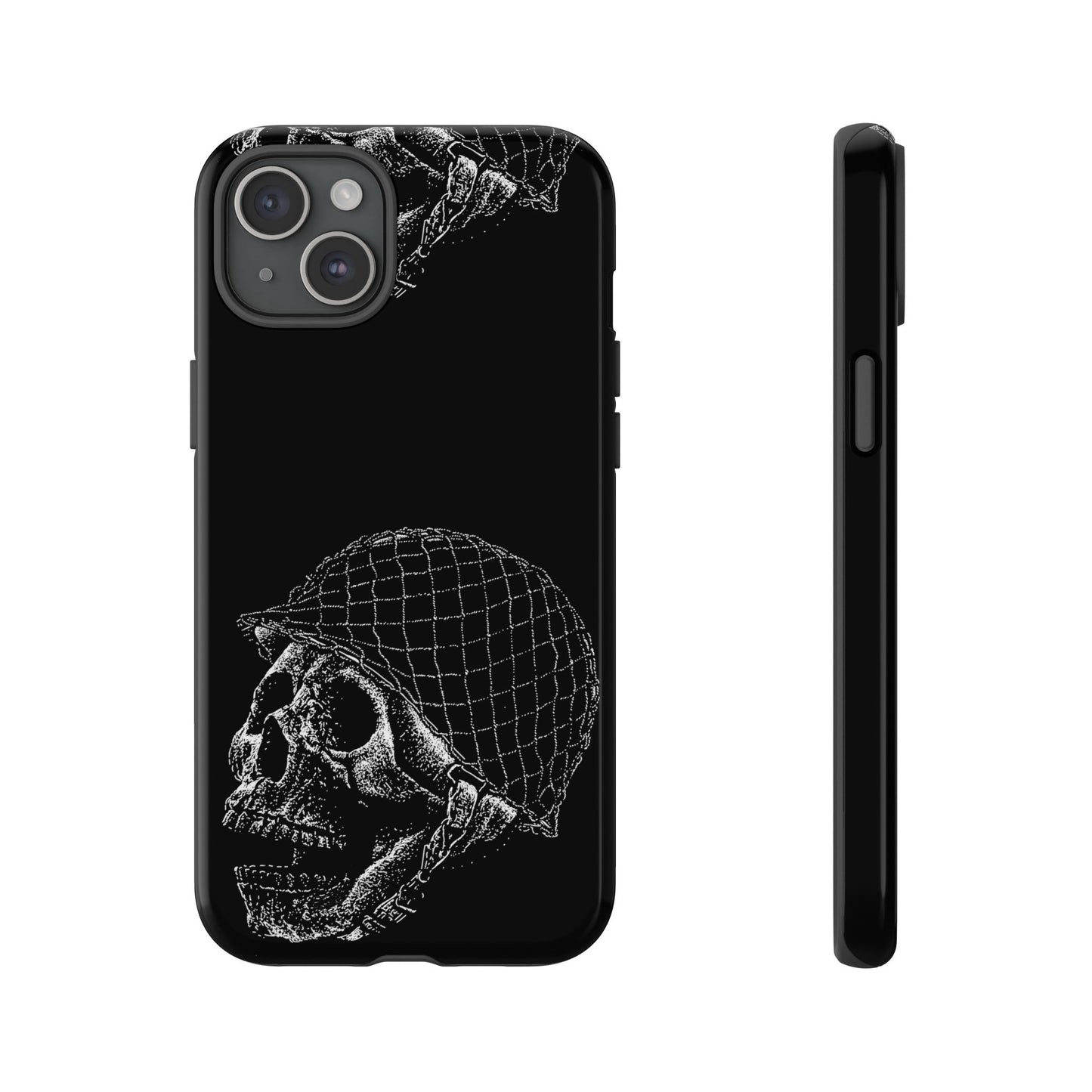 Skull Soldier Phone Case — Military Helmet Skull Tough Case