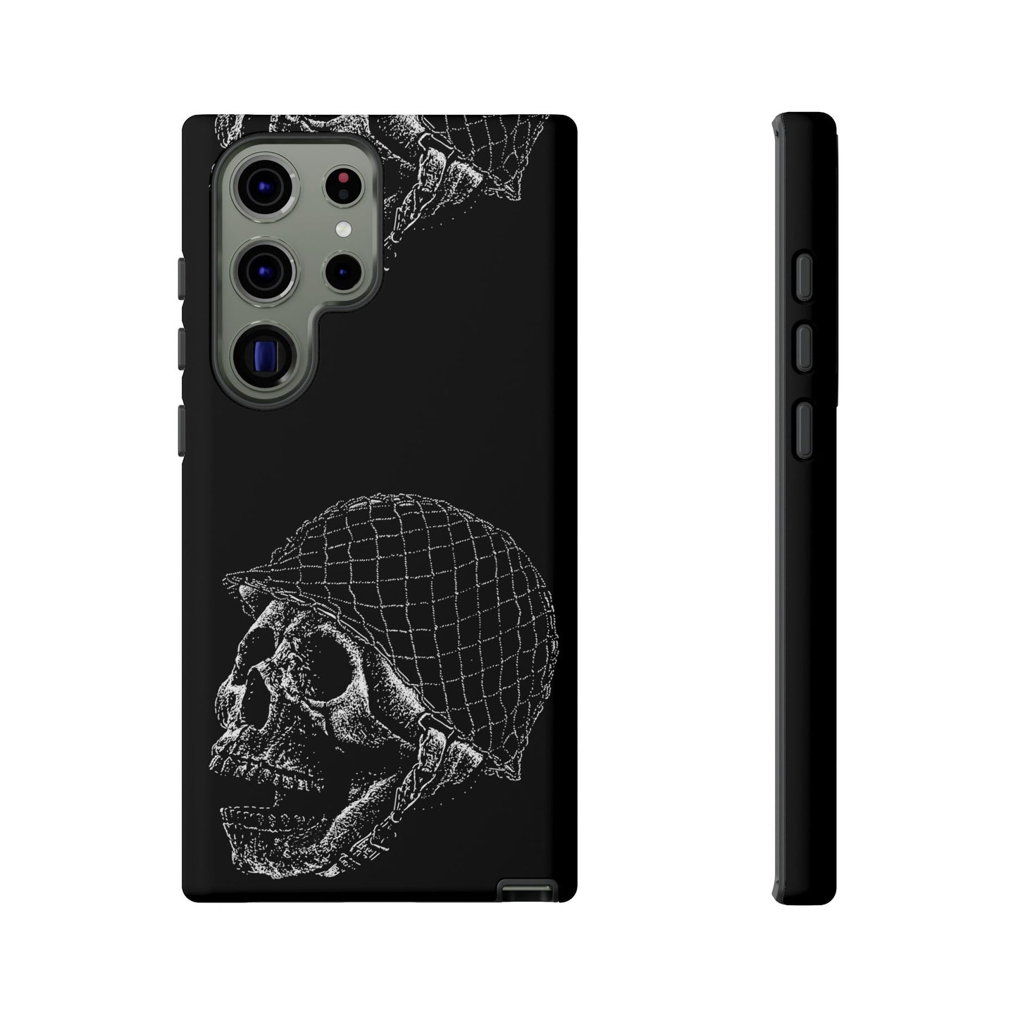 Skull Soldier Phone Case — Military Helmet Skull Tough Case