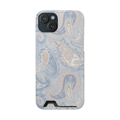 Premium Paisley MagSafe Cardholder Case — Slim Protective Wallet Cover
