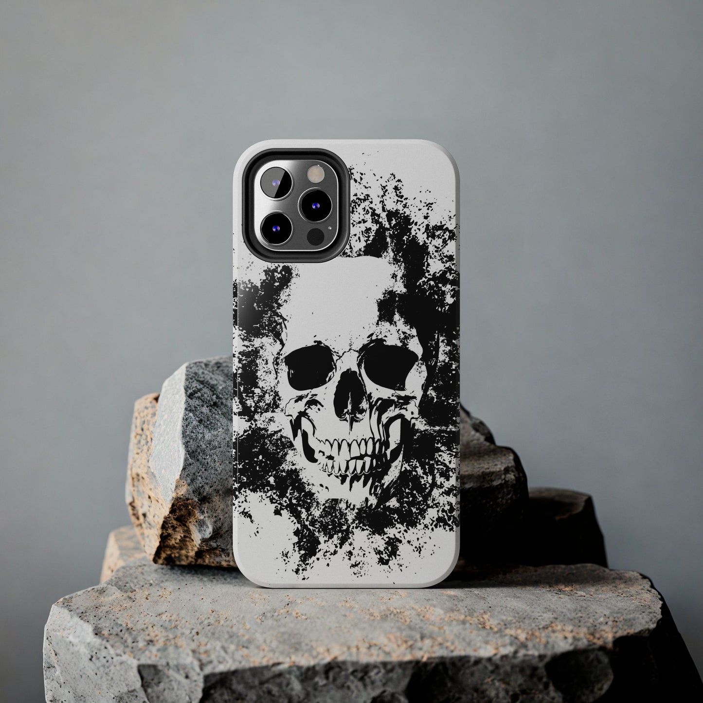 Ink Skull IPhone Case — MagSafe Compatible Protective Cover