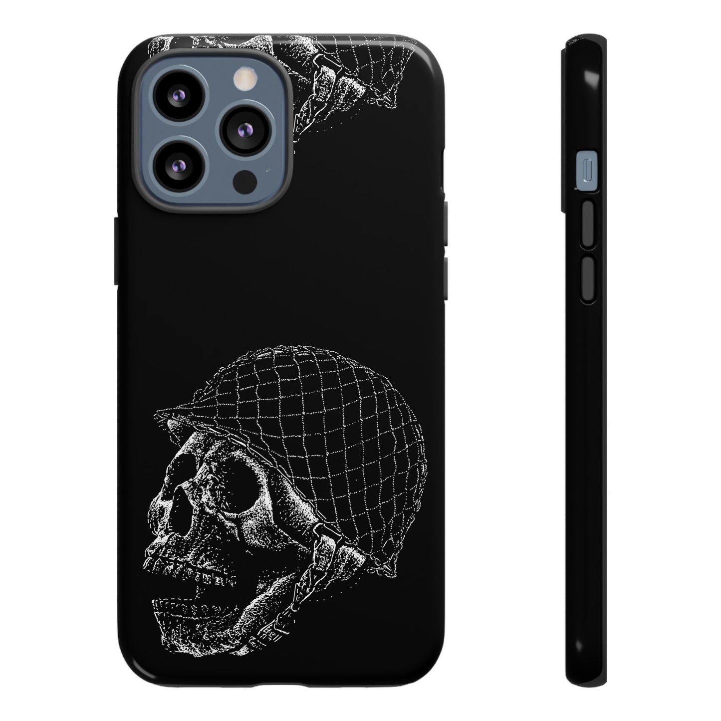 Skull Soldier Phone Case — Military Helmet Skull Tough Case