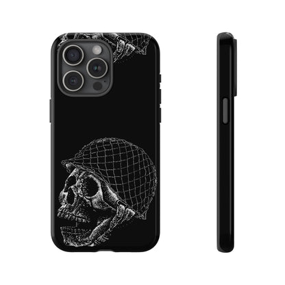 Skull Soldier Phone Case — Military Helmet Skull Tough Case