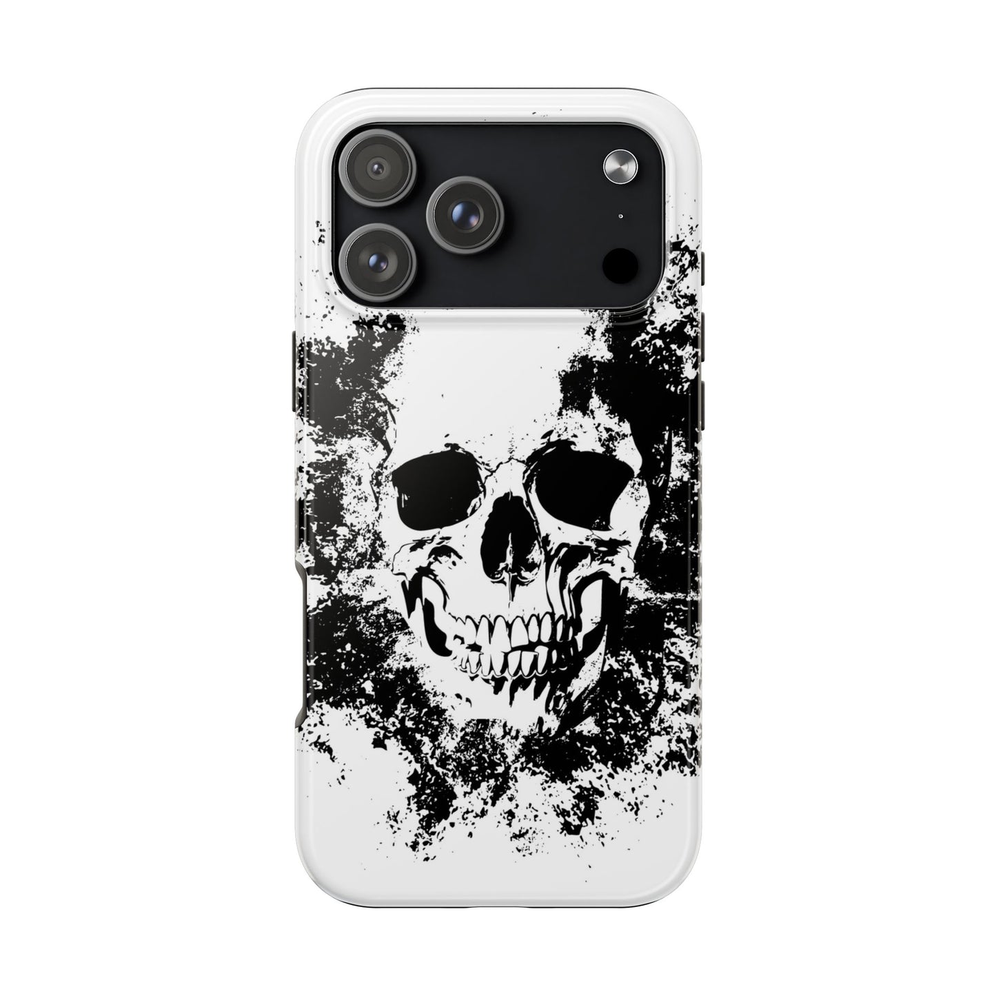 Ink Skull IPhone Case — MagSafe Compatible Protective Cover