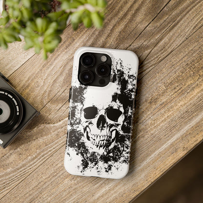 Ink Skull IPhone Case — MagSafe Compatible Protective Cover