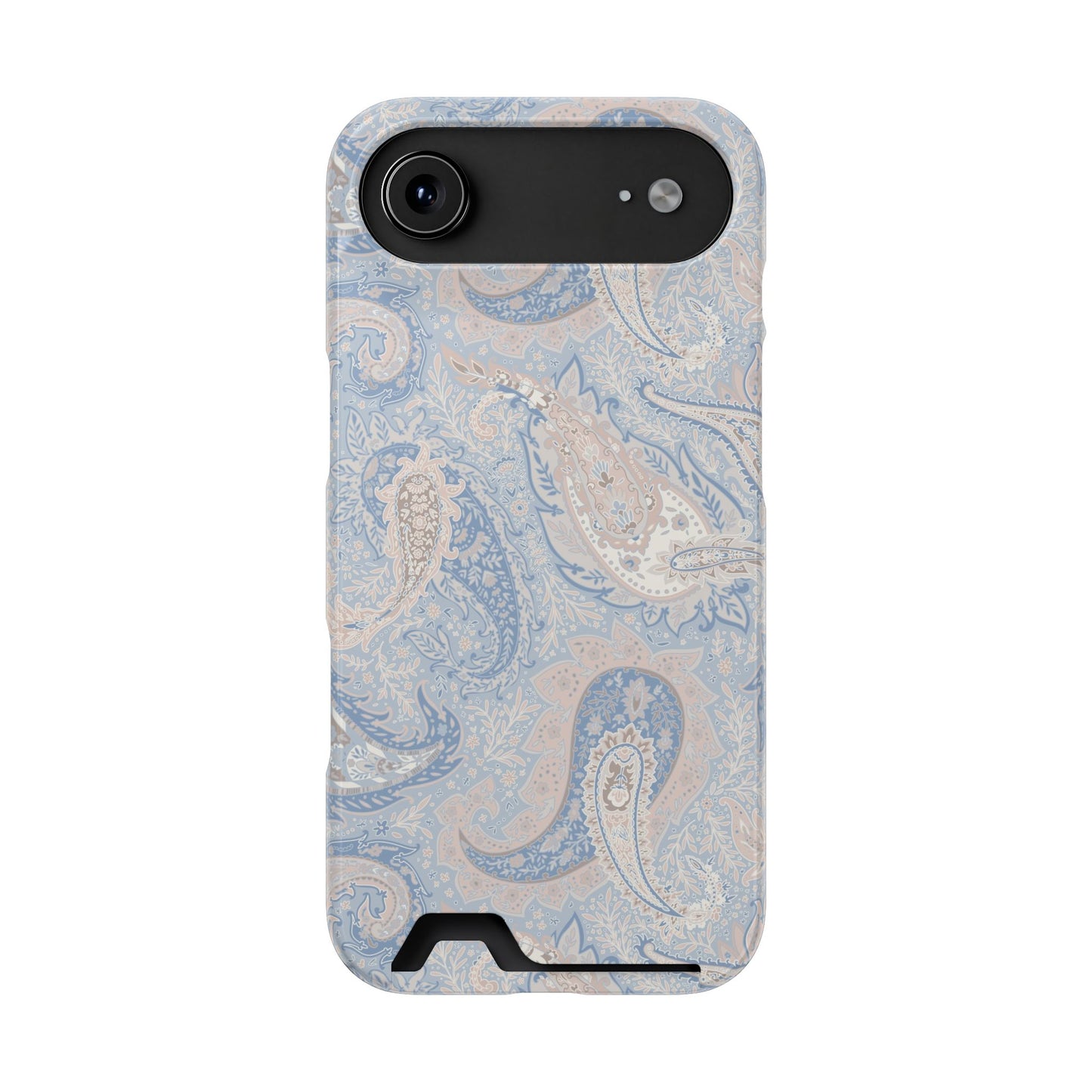 Premium Paisley MagSafe Cardholder Case — Slim Protective Wallet Cover