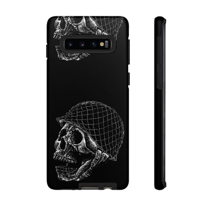 Skull Soldier Phone Case — Military Helmet Skull Tough Case
