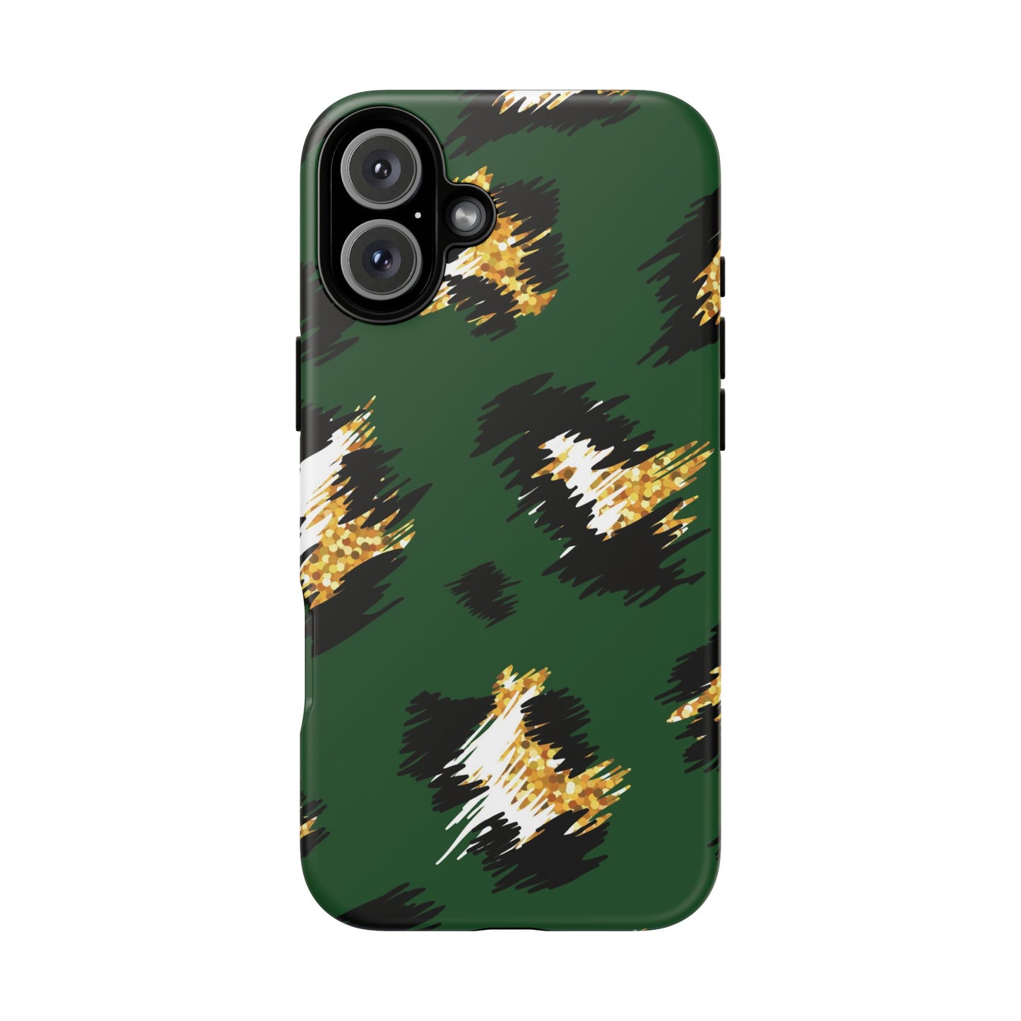 Green Leopard Print Phone Case – Tough Protective iPhone Cover