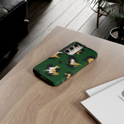 Green Leopard Print Phone Case – Tough Protective iPhone Cover
