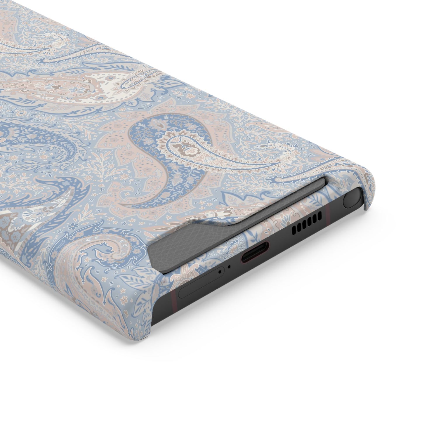 Premium Paisley MagSafe Cardholder Case — Slim Protective Wallet Cover