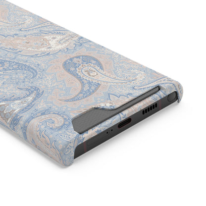 Premium Paisley MagSafe Cardholder Case — Slim Protective Wallet Cover