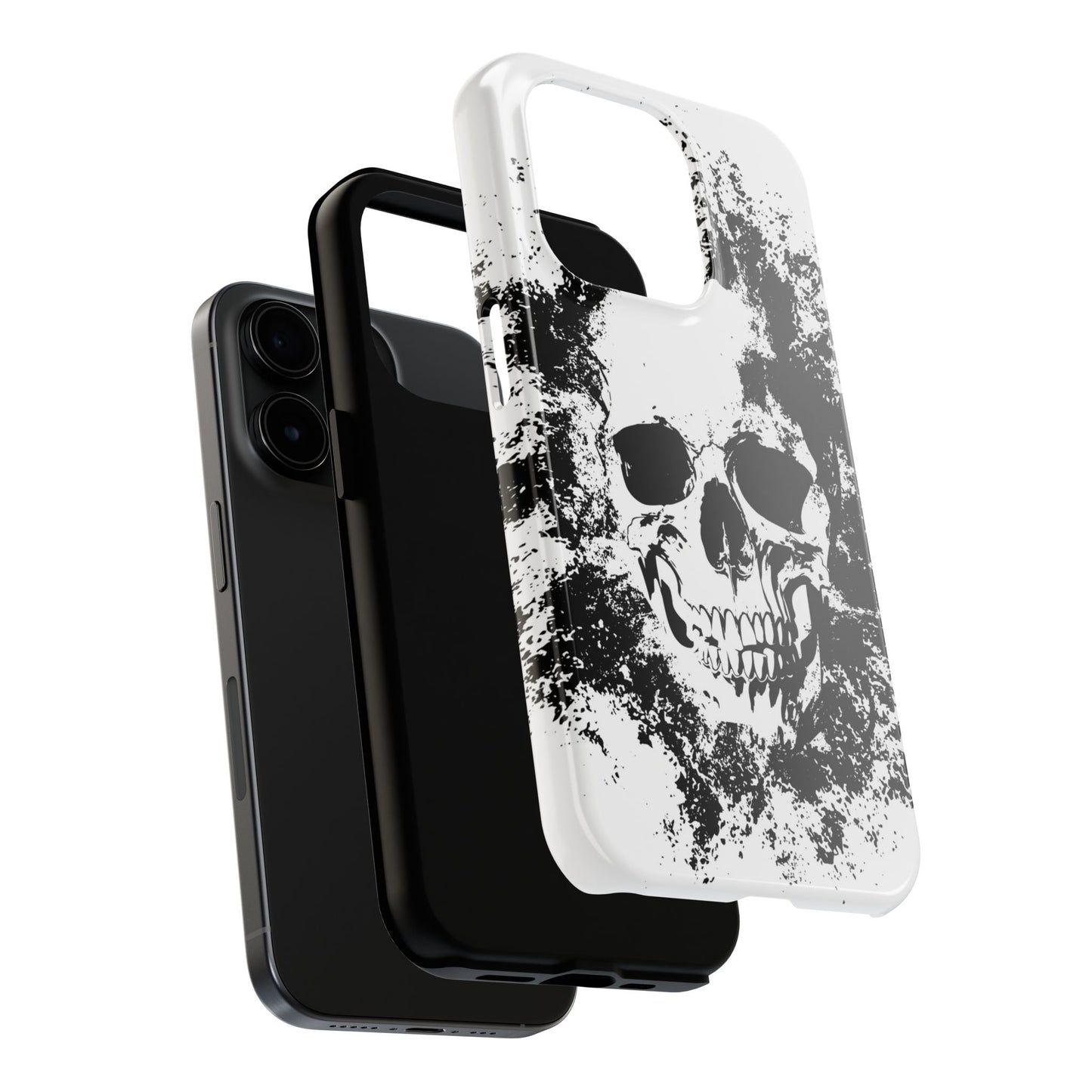 Ink Skull IPhone Case — MagSafe Compatible Protective Cover