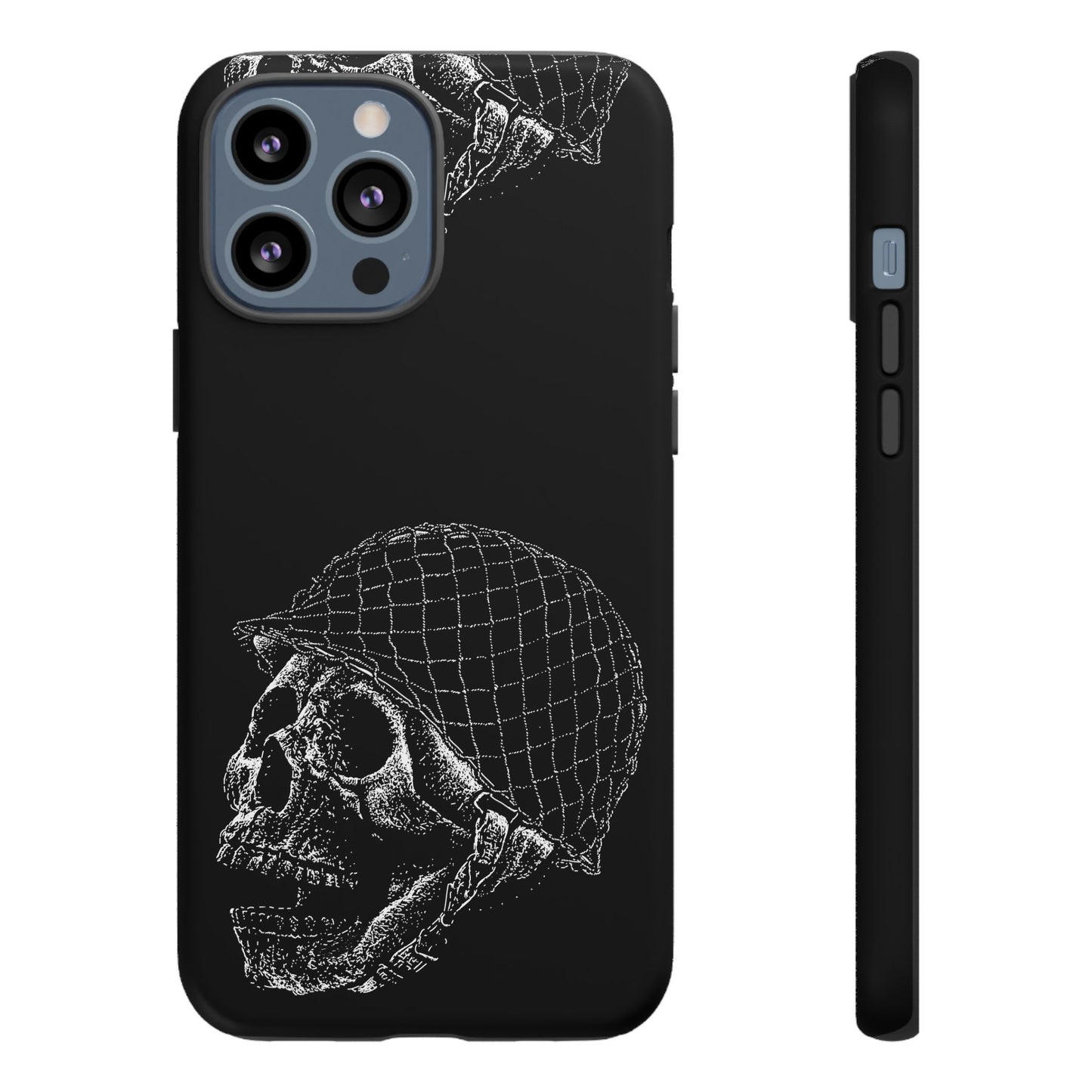 Skull Soldier Phone Case — Military Helmet Skull Tough Case