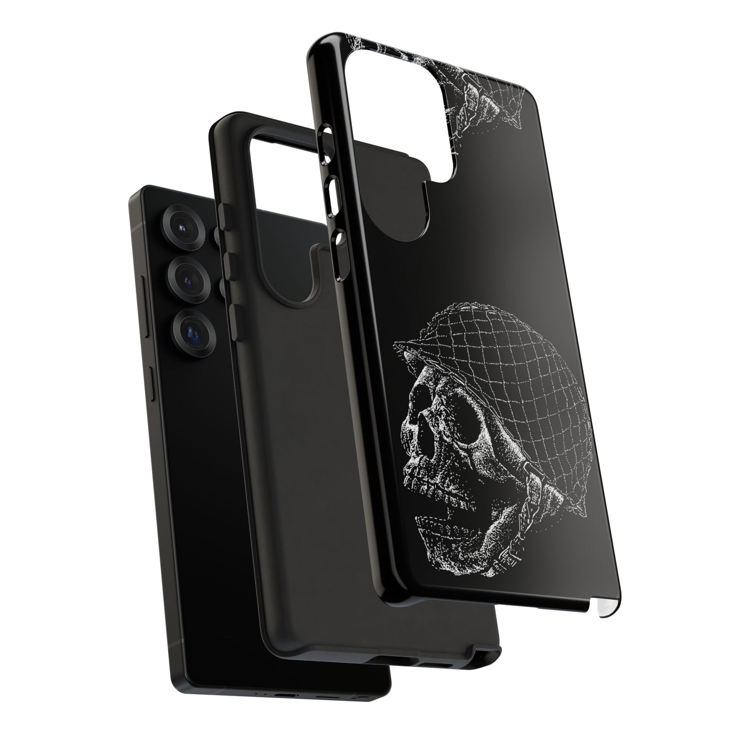 Skull Soldier Phone Case — Military Helmet Skull Tough Case