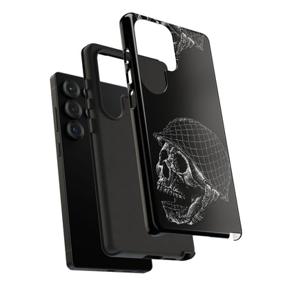 Skull Soldier Phone Case — Military Helmet Skull Tough Case