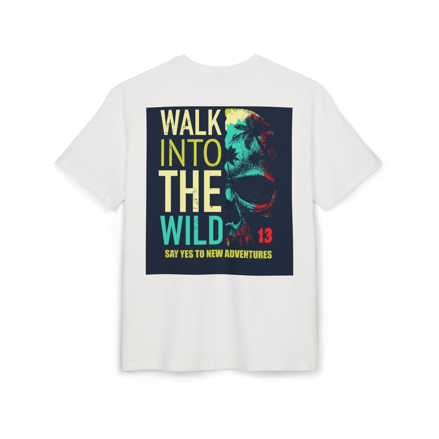 Skull Sunglasses Tee — "Walk Into The Wild" Adventure Graphic T‑Shirt