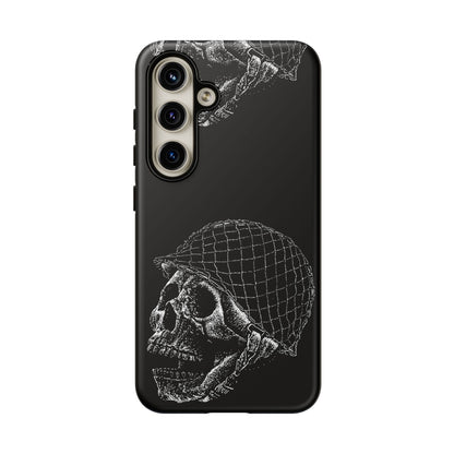 Skull Soldier Phone Case — Military Helmet Skull Tough Case