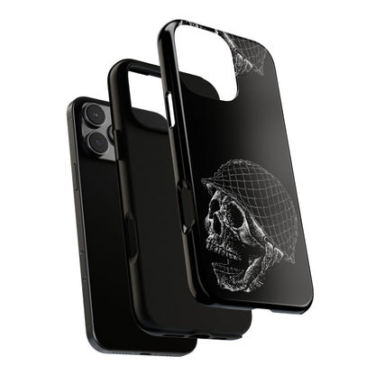 Skull Soldier Phone Case — Military Helmet Skull Tough Case
