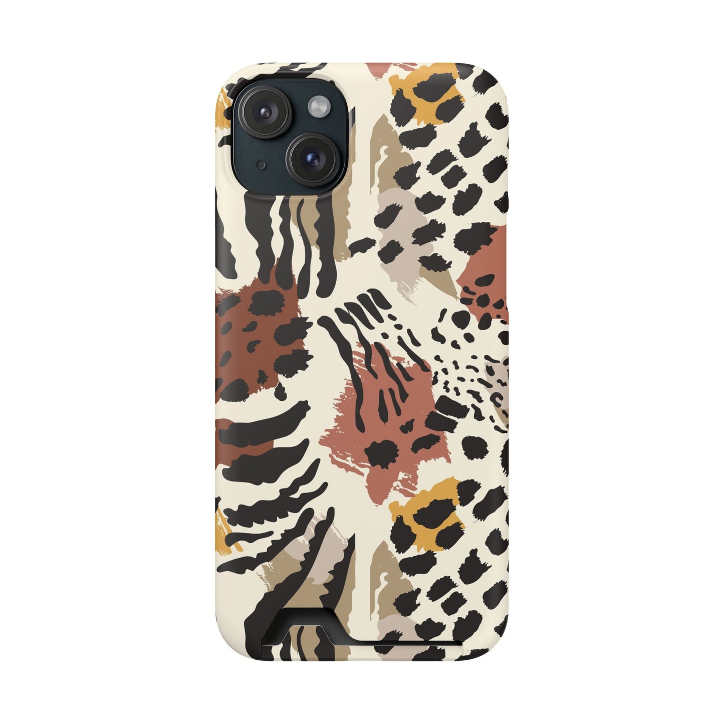 Savage Golden Leopard MagSafe Case With Card Holder