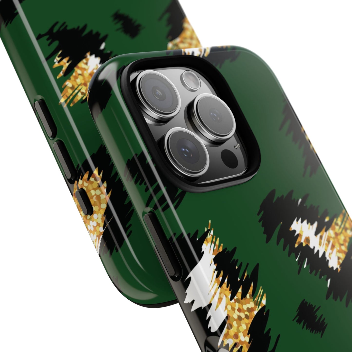 Green Leopard Print Phone Case – Tough Protective iPhone Cover