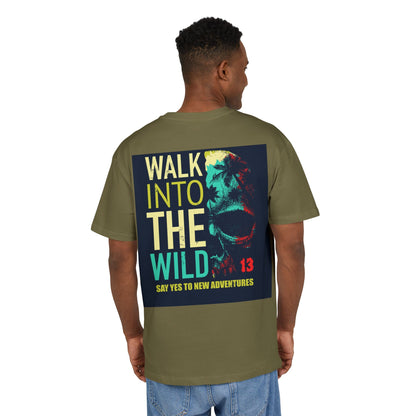 Skull Sunglasses Tee — "Walk Into The Wild" Adventure Graphic T‑Shirt
