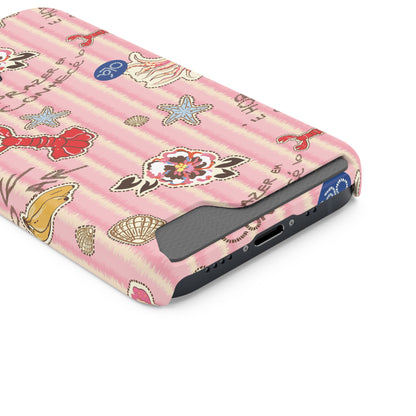 Pink Ocean Print iPhone Case – Cute Aesthetic Protective Phone Cover