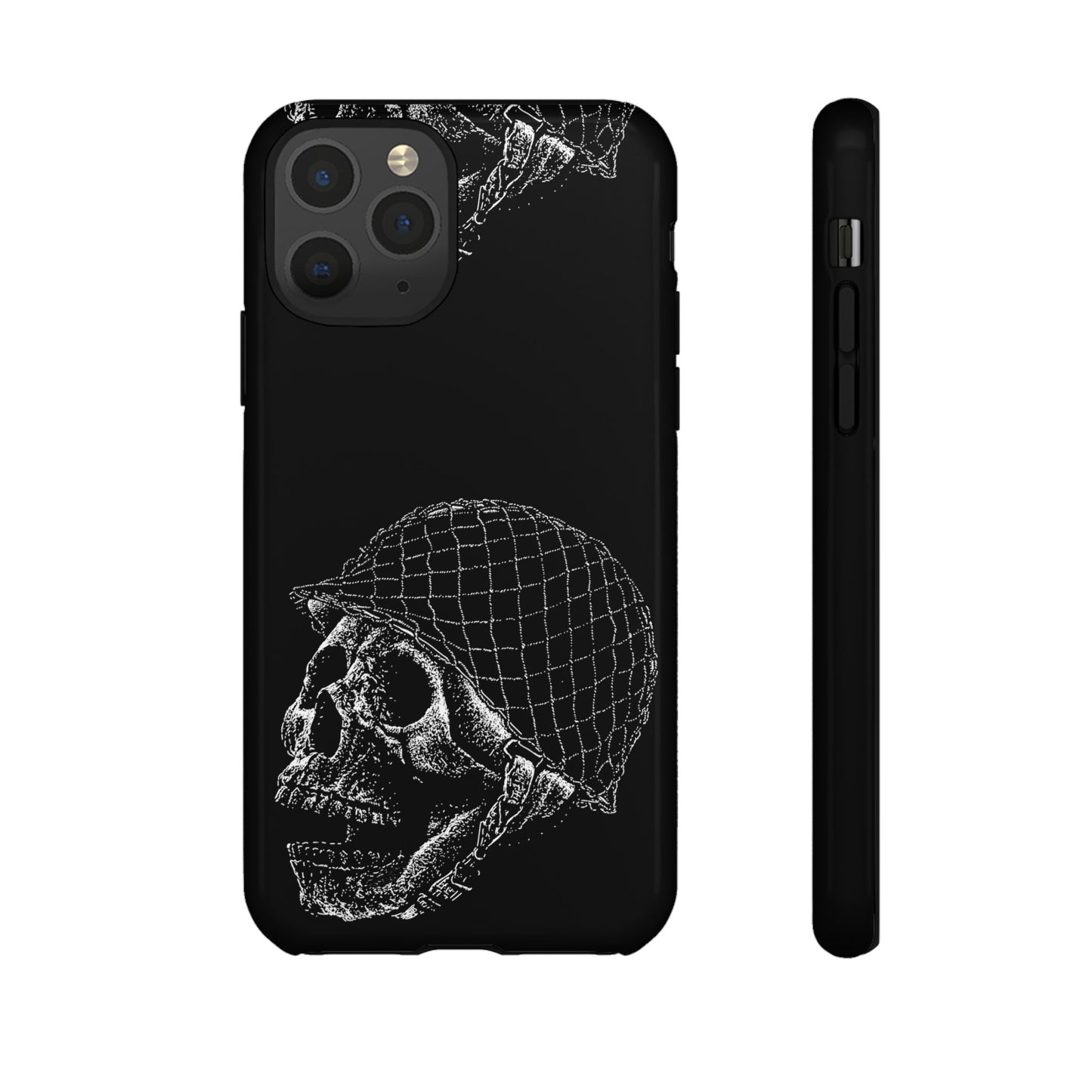 Skull Soldier Phone Case — Military Helmet Skull Tough Case