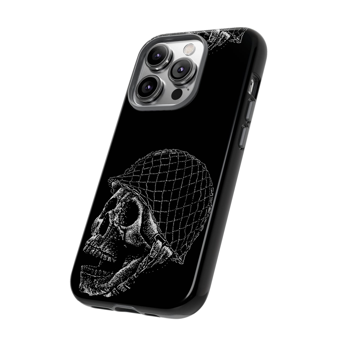 Skull Soldier Phone Case — Military Helmet Skull Tough Case