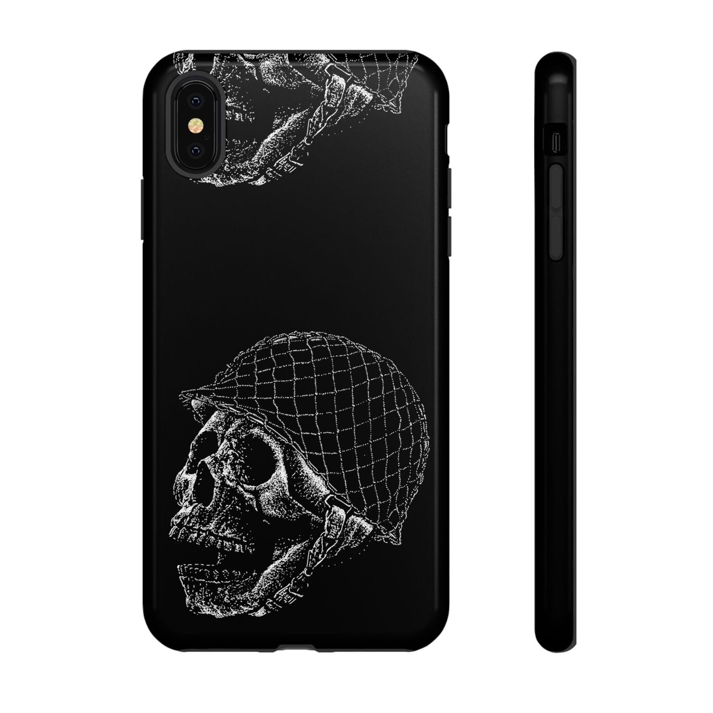 Skull Soldier Phone Case — Military Helmet Skull Tough Case