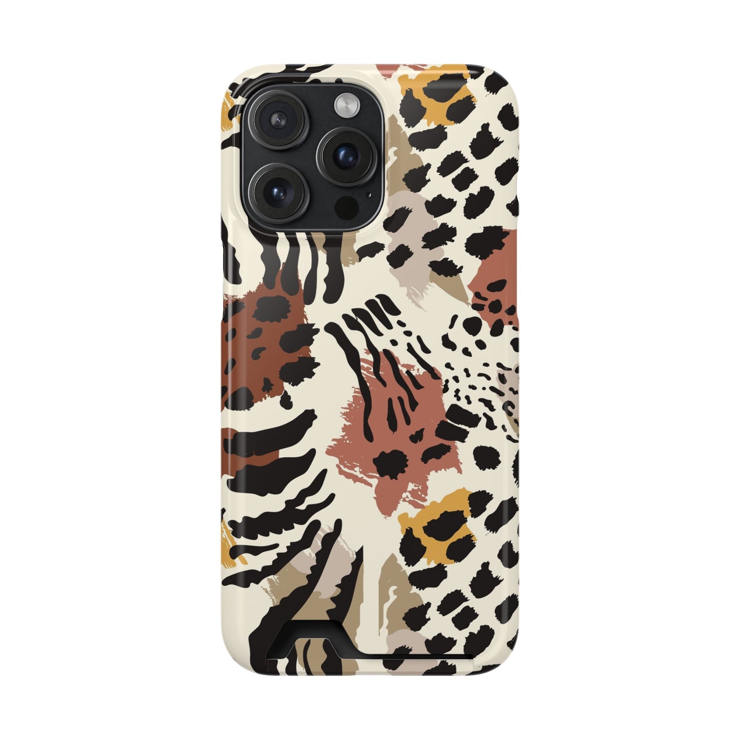 Savage Golden Leopard MagSafe Case With Card Holder