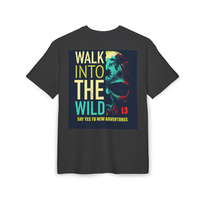 Skull Sunglasses Tee — "Walk Into The Wild" Adventure Graphic T‑Shirt