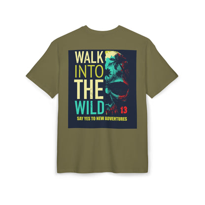 Skull Sunglasses Tee — "Walk Into The Wild" Adventure Graphic T‑Shirt