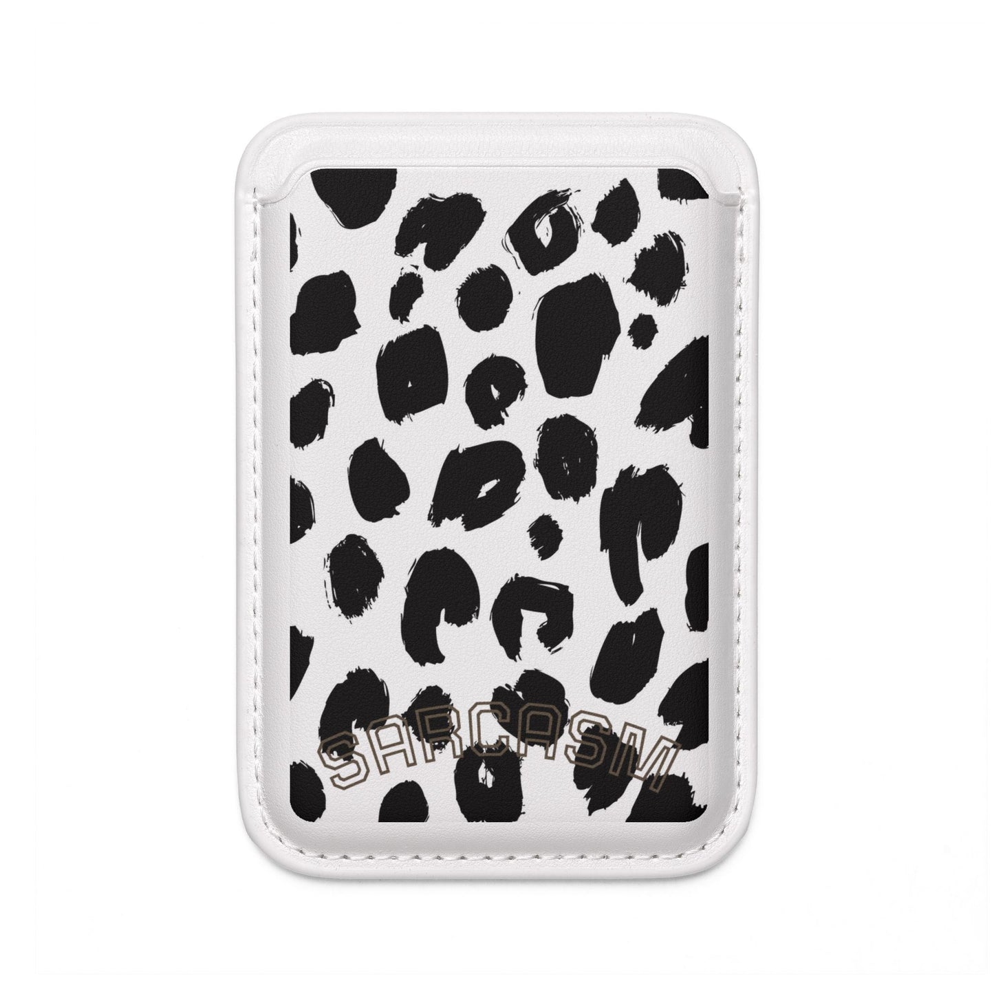 Wild Chic - Leopard Muse - Print Vegan MagSafe Wallet — Slim Card Holder