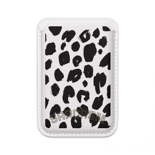 Wild Chic - Leopard Muse - Print Vegan MagSafe Wallet — Slim Card Holder