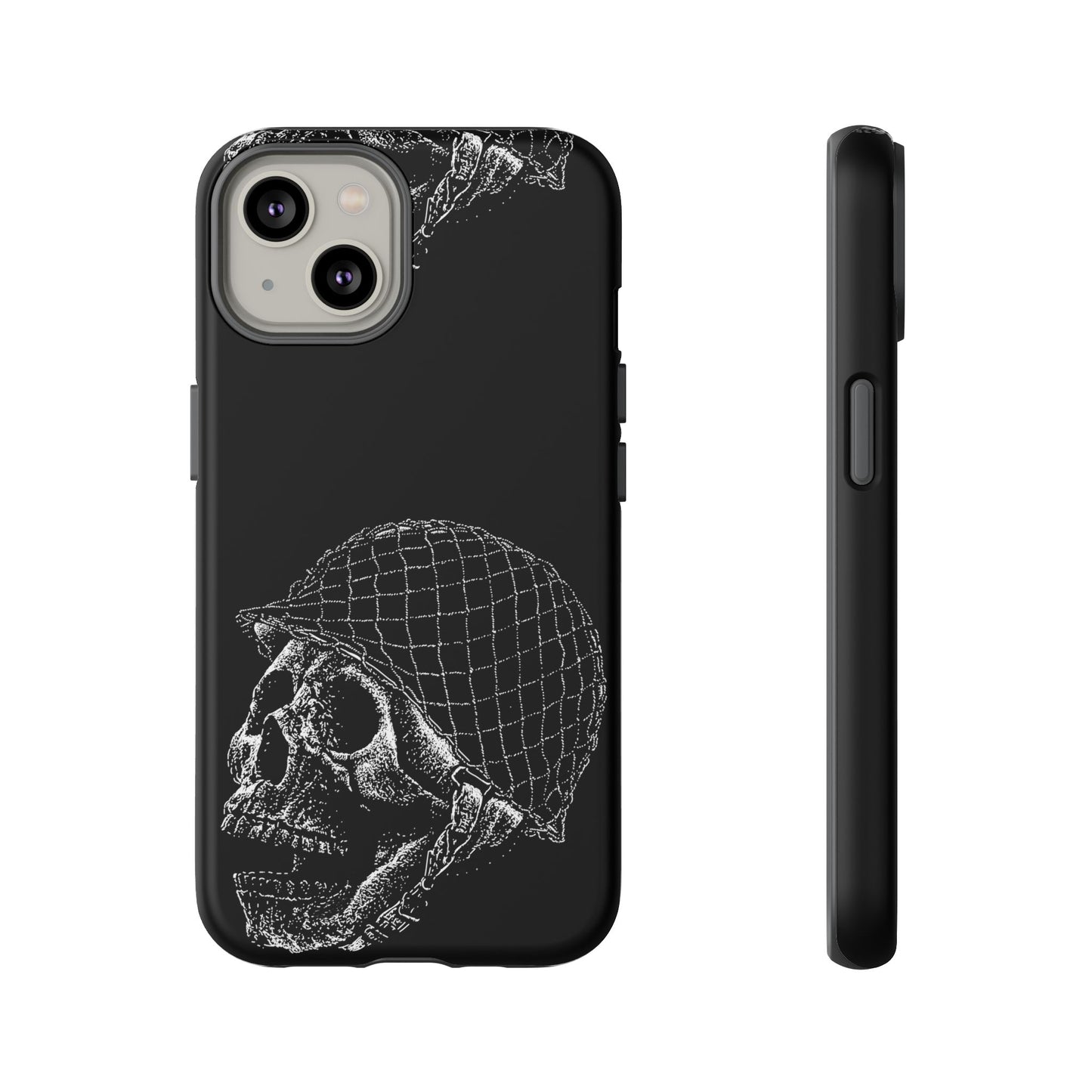 Skull Soldier Phone Case — Military Helmet Skull Tough Case