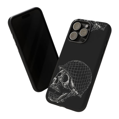 Skull Soldier Phone Case — Military Helmet Skull Tough Case