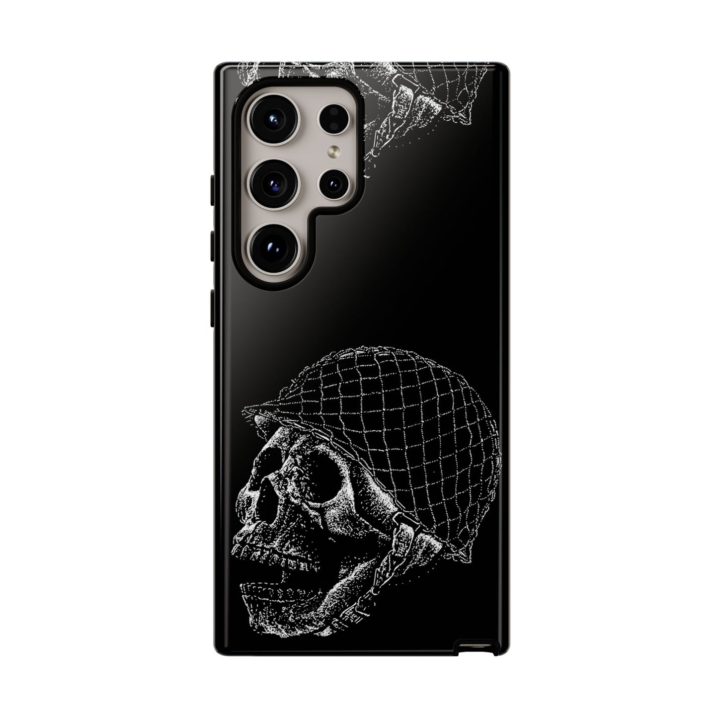 Skull Soldier Phone Case — Military Helmet Skull Tough Case