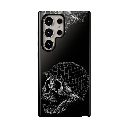 Skull Soldier Phone Case — Military Helmet Skull Tough Case