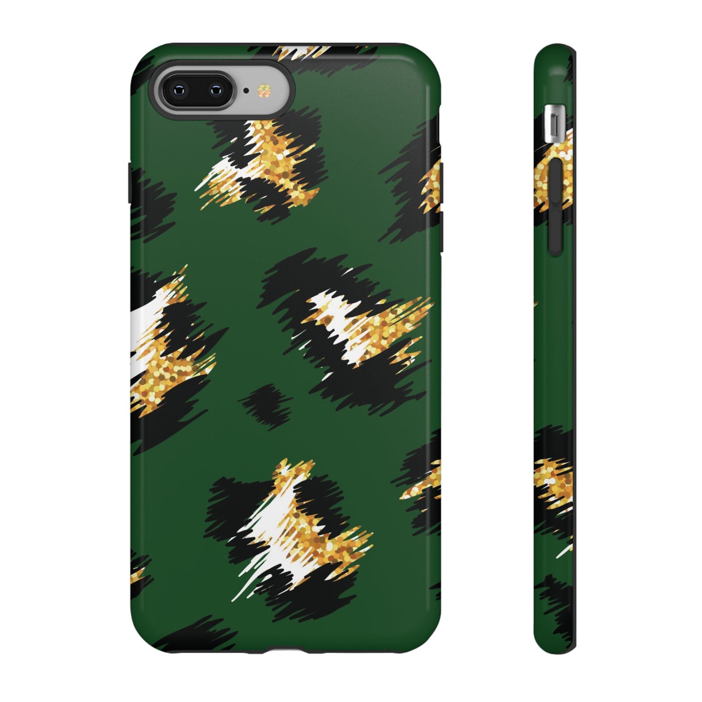 Green Leopard Print Phone Case – Tough Protective iPhone Cover