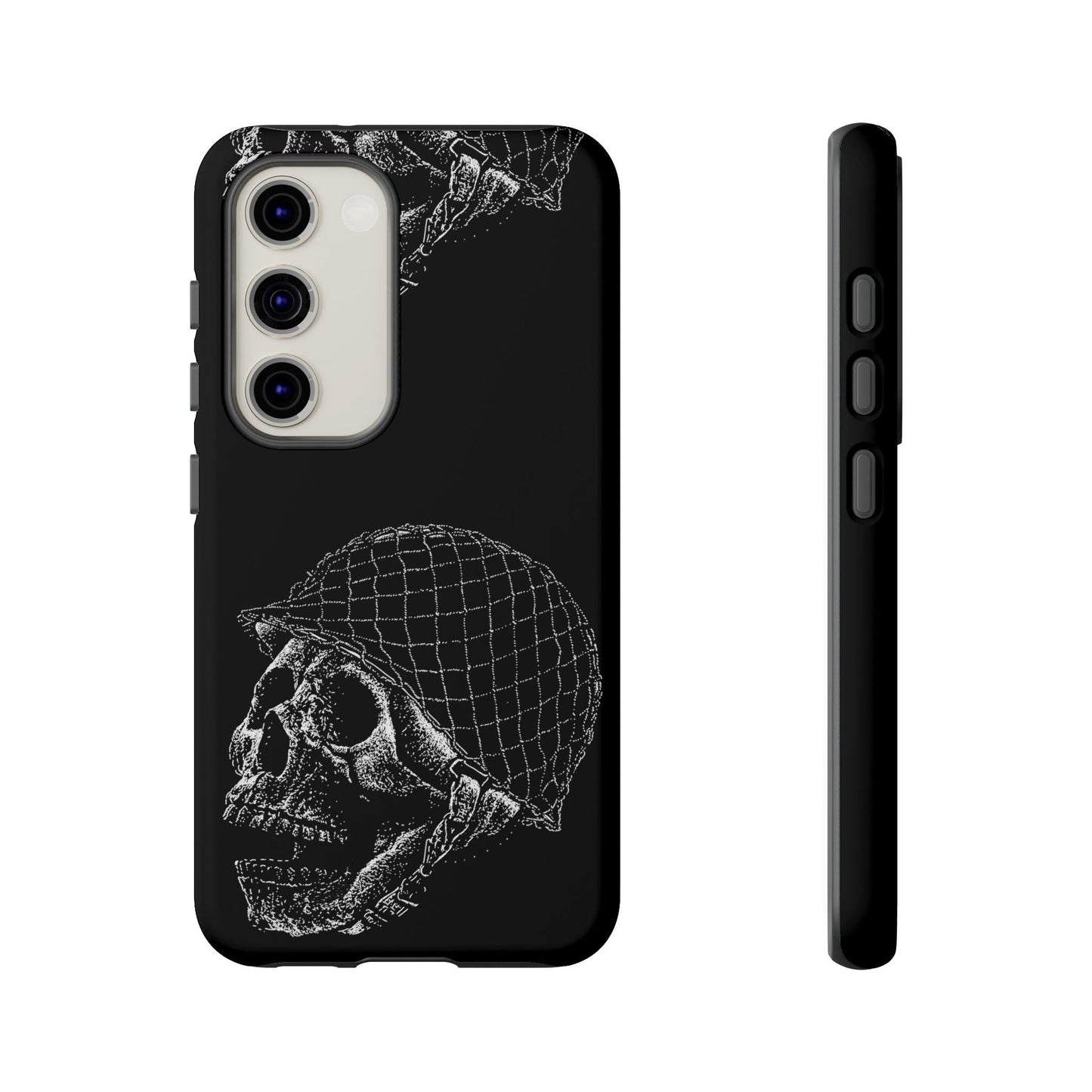 Skull Soldier Phone Case — Military Helmet Skull Tough Case