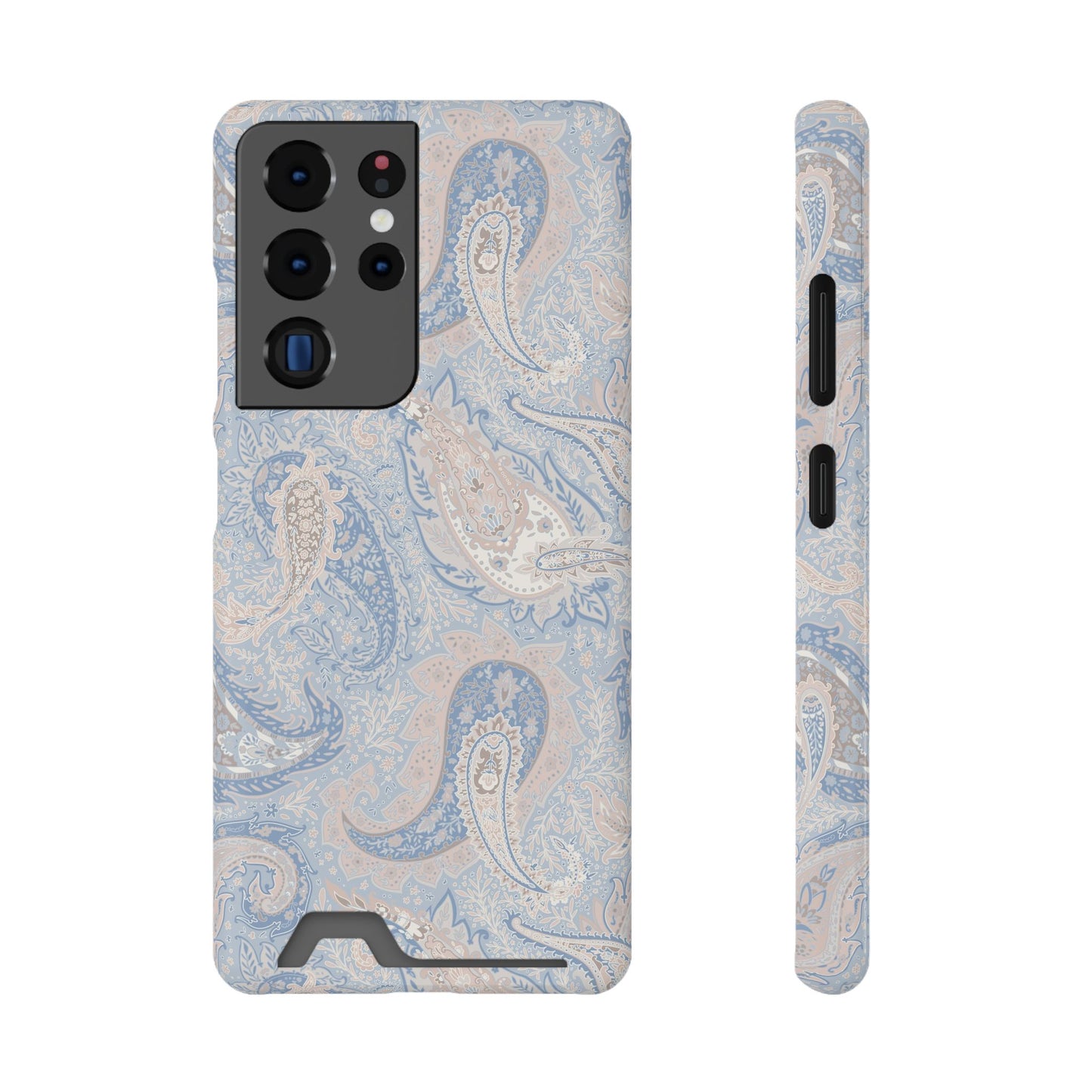 Premium Paisley MagSafe Cardholder Case — Slim Protective Wallet Cover