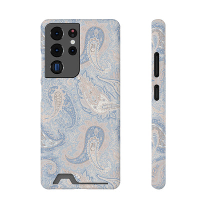 Premium Paisley MagSafe Cardholder Case — Slim Protective Wallet Cover