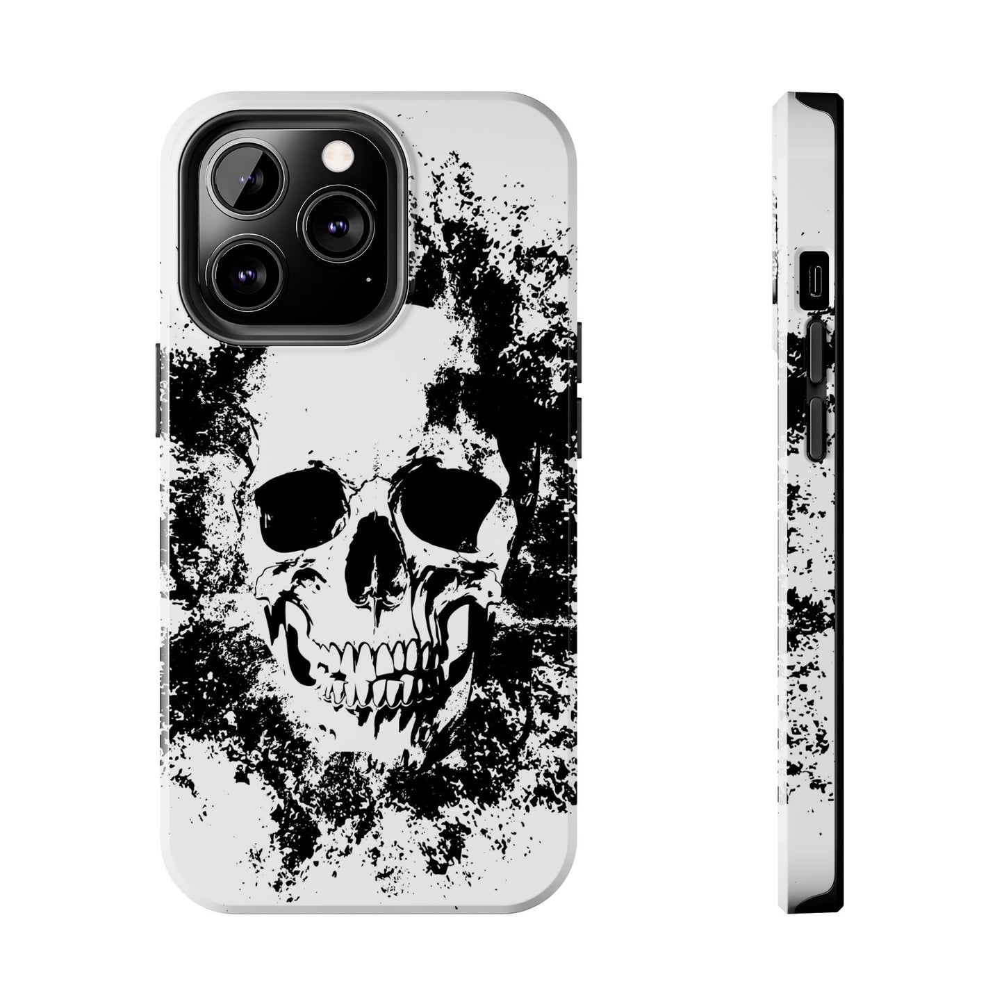 Ink Skull IPhone Case — MagSafe Compatible Protective Cover