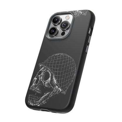 Skull Soldier Phone Case — Military Helmet Skull Tough Case