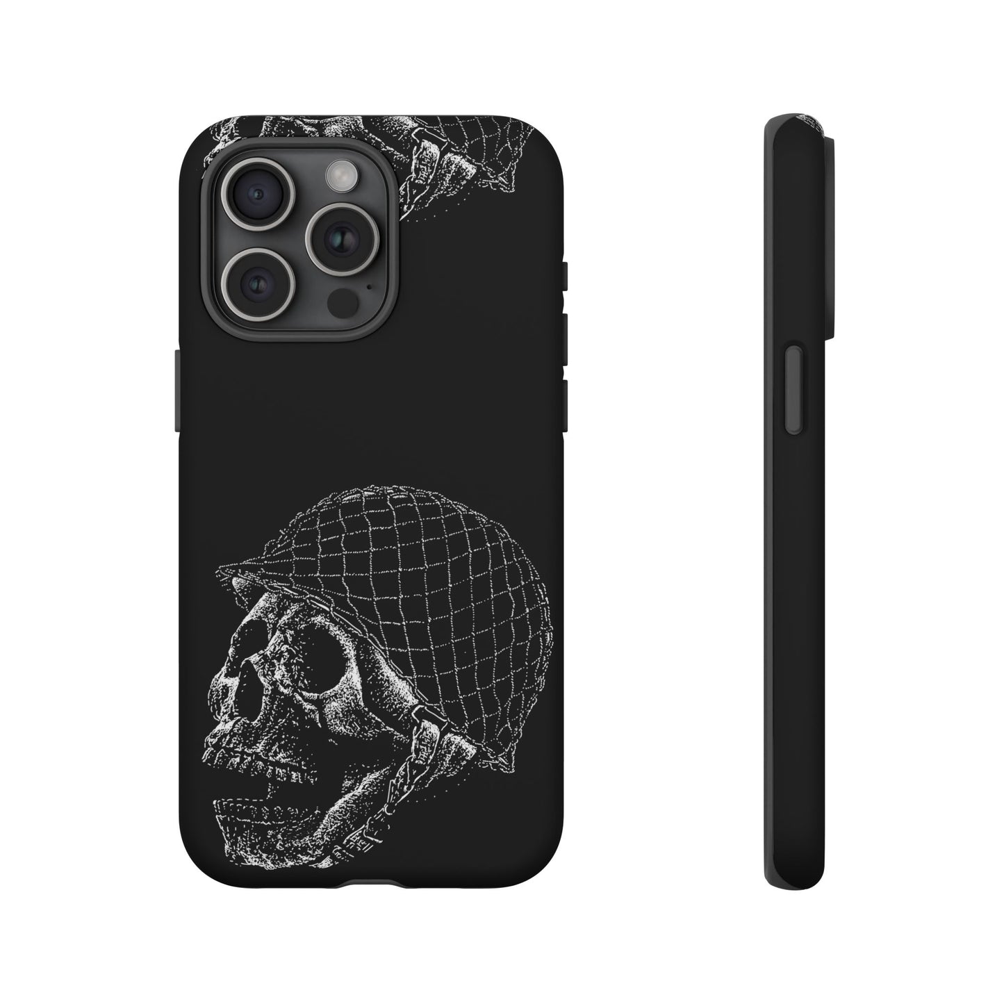 Skull Soldier Phone Case — Military Helmet Skull Tough Case