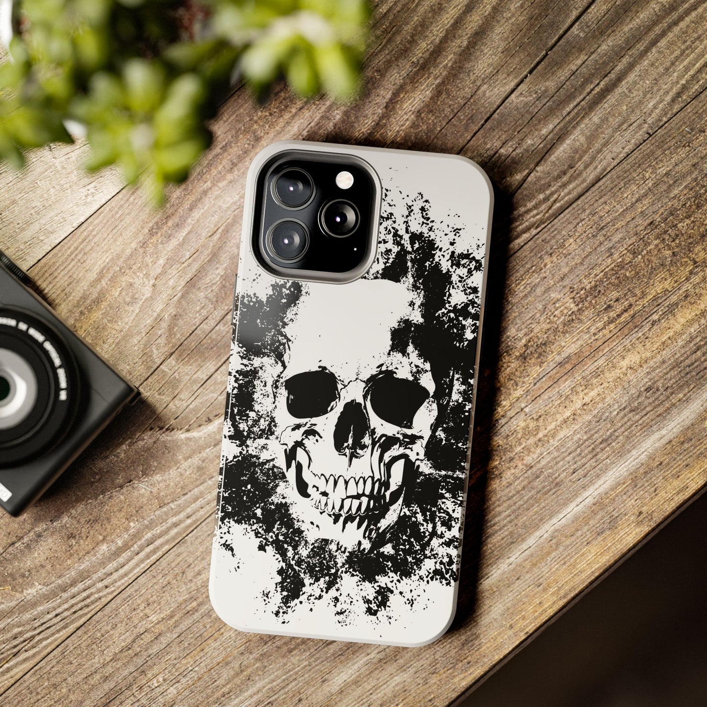 Ink Skull IPhone Case — MagSafe Compatible Protective Cover
