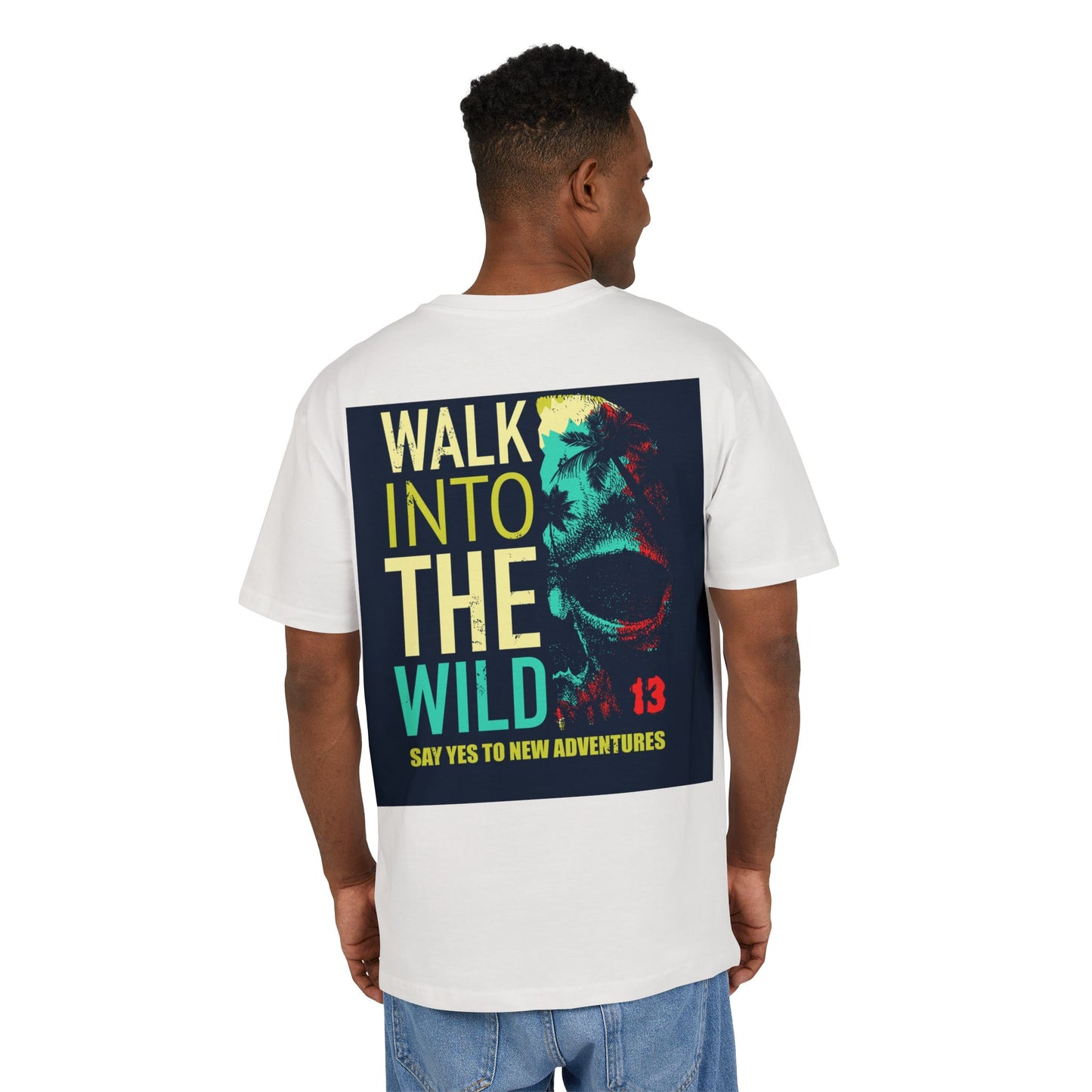 Skull Sunglasses Tee — "Walk Into The Wild" Adventure Graphic T‑Shirt